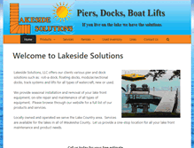 Tablet Screenshot of lakesidesolutionswi.com